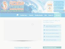 Tablet Screenshot of fucoidanforce.com